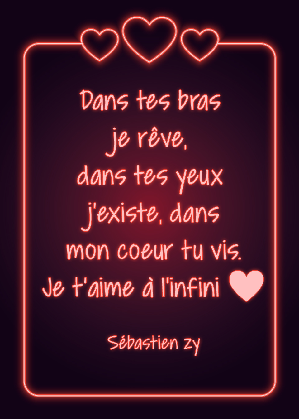 Message st valentin