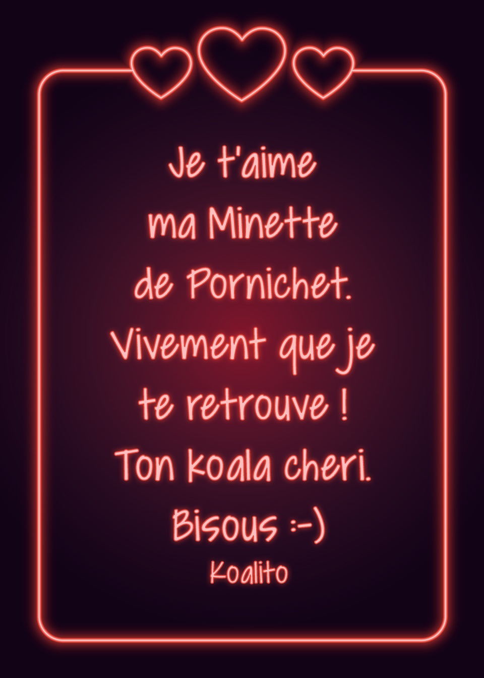 Message st valentin