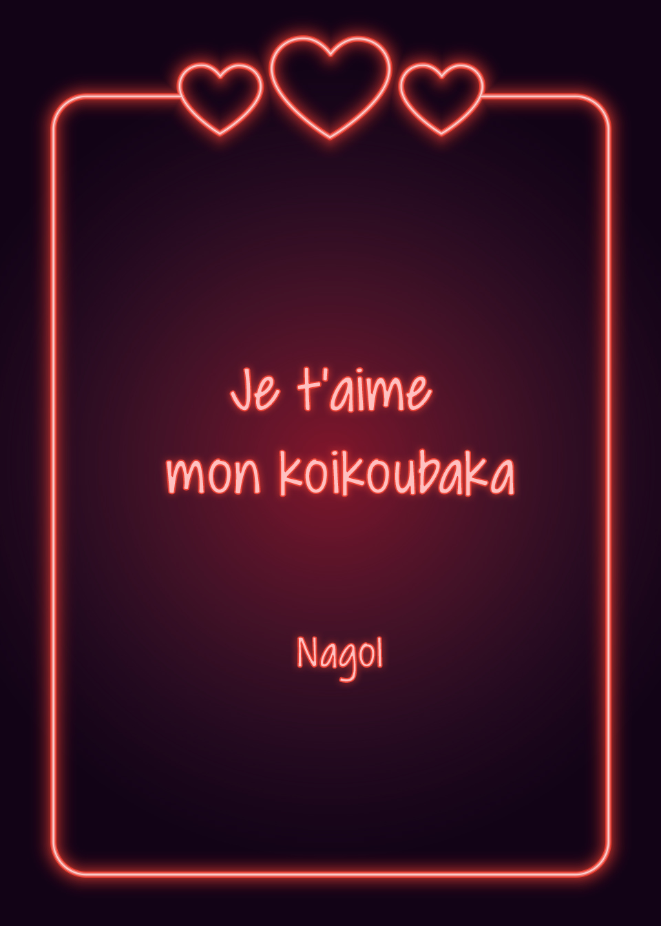 Message st valentin