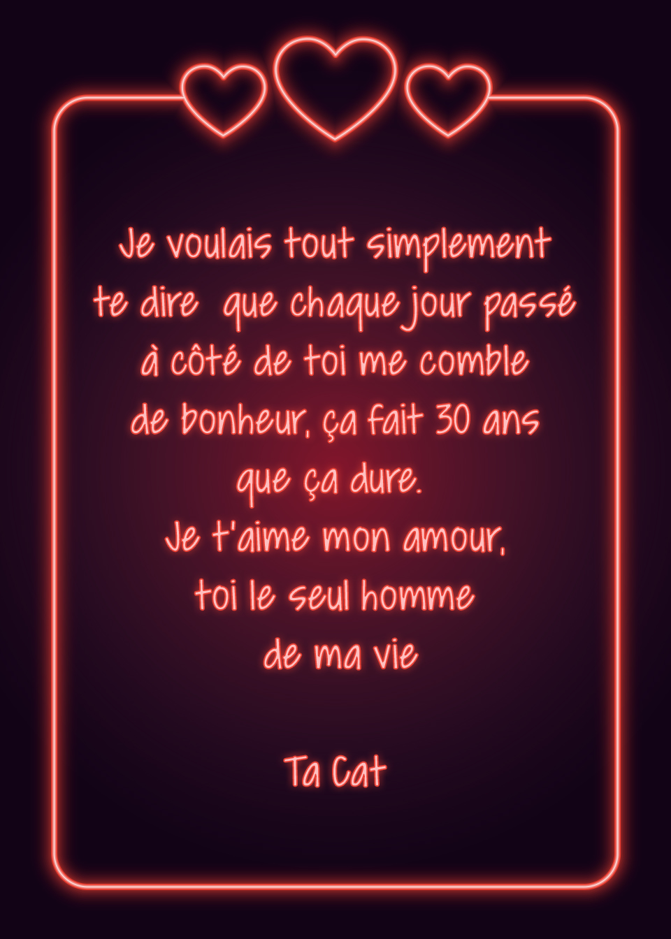 Message st valentin