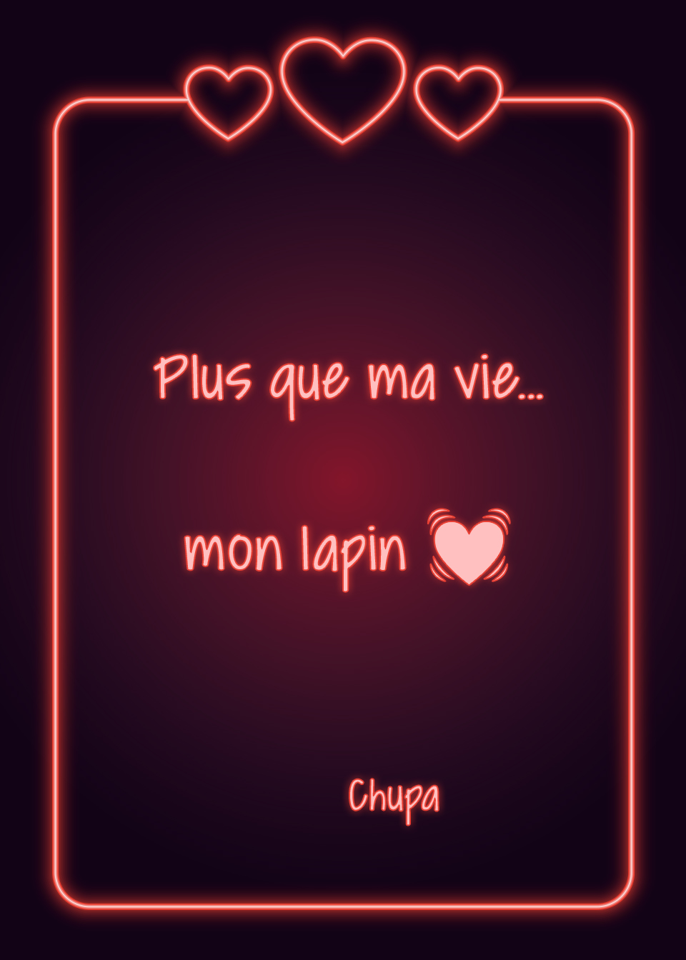 Message st valentin