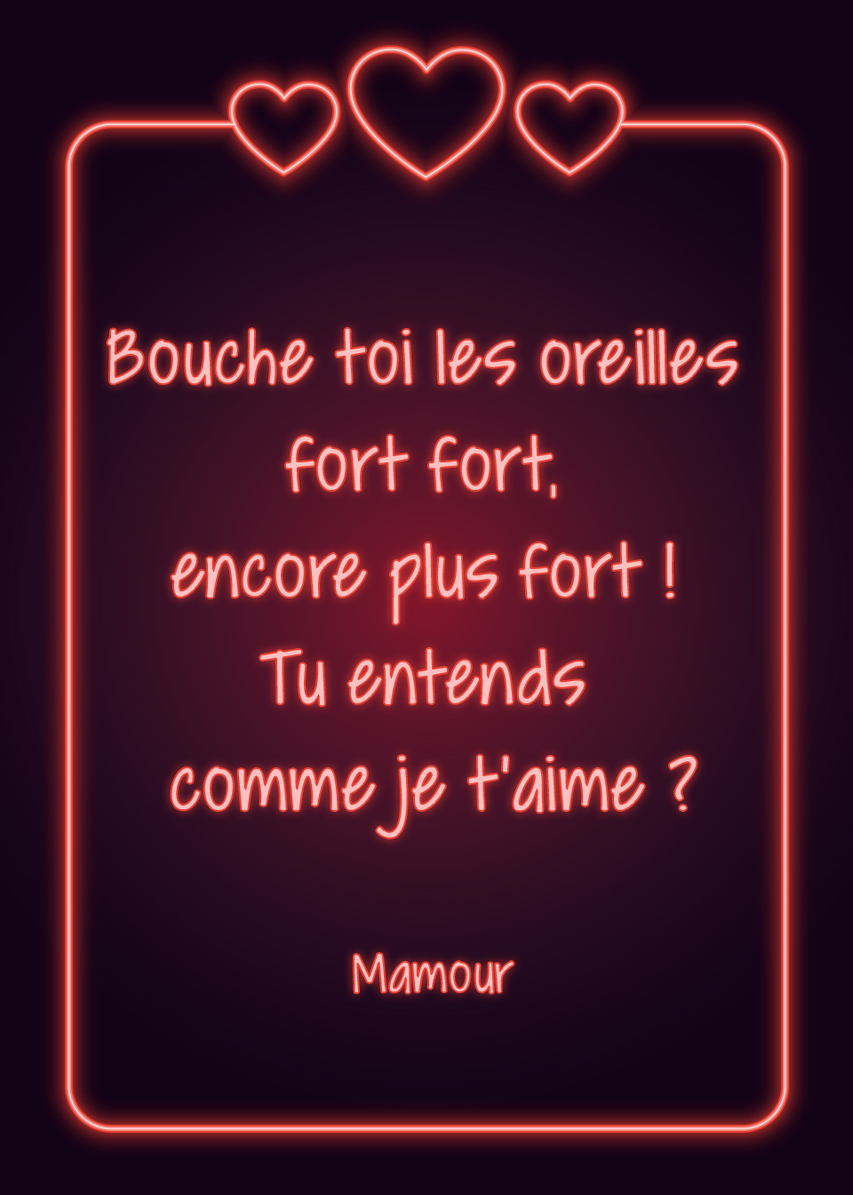 Message st valentin