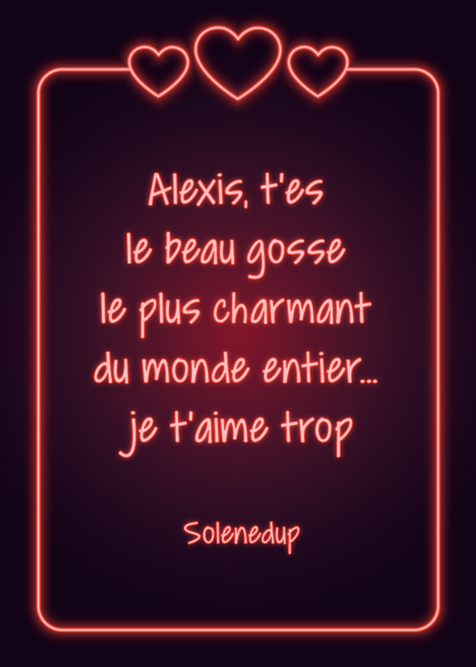 Message st valentin