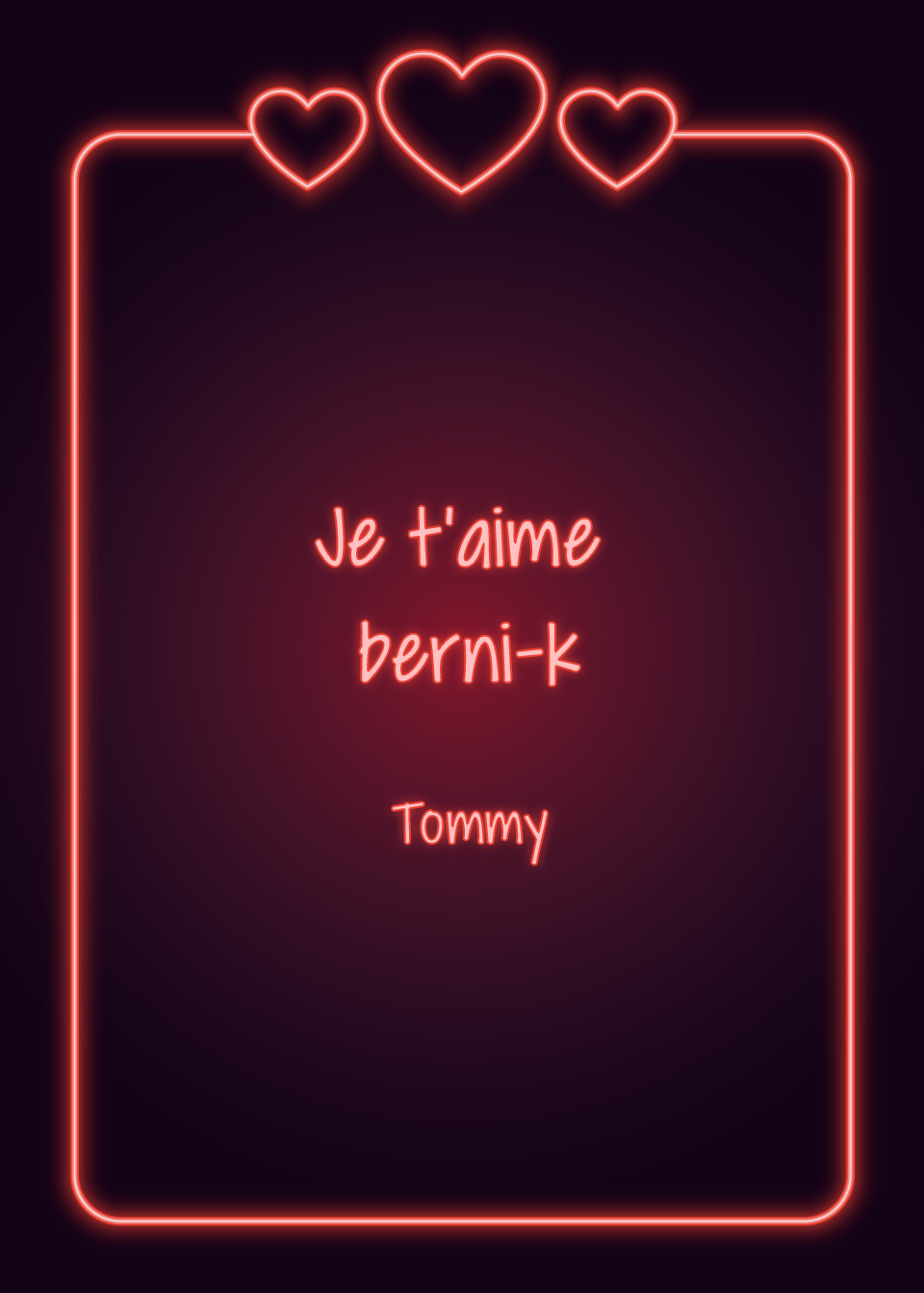 Message st valentin