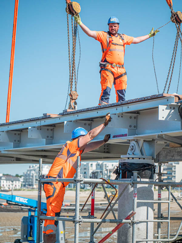 pose passerelle