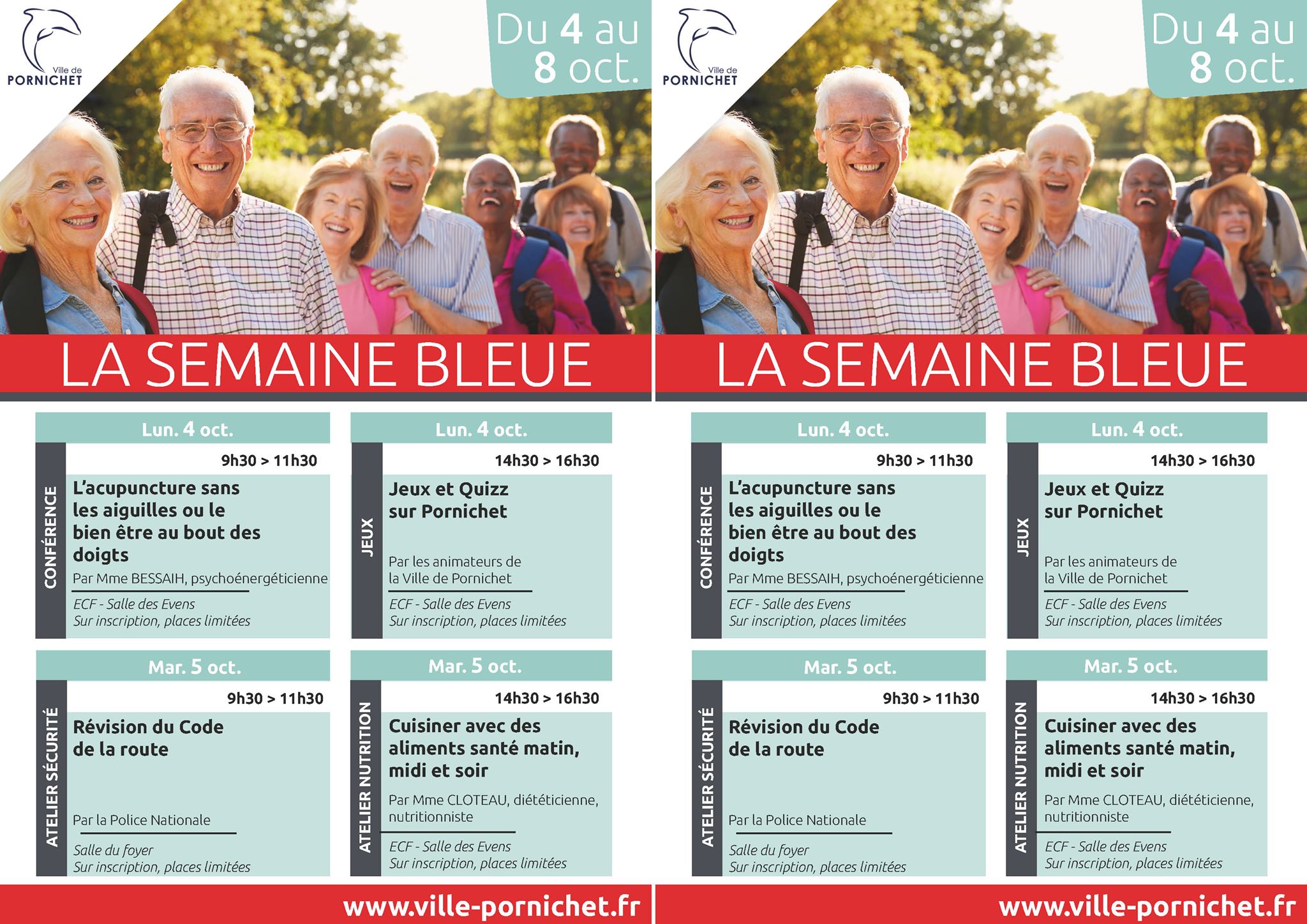 programme semaine bleue
