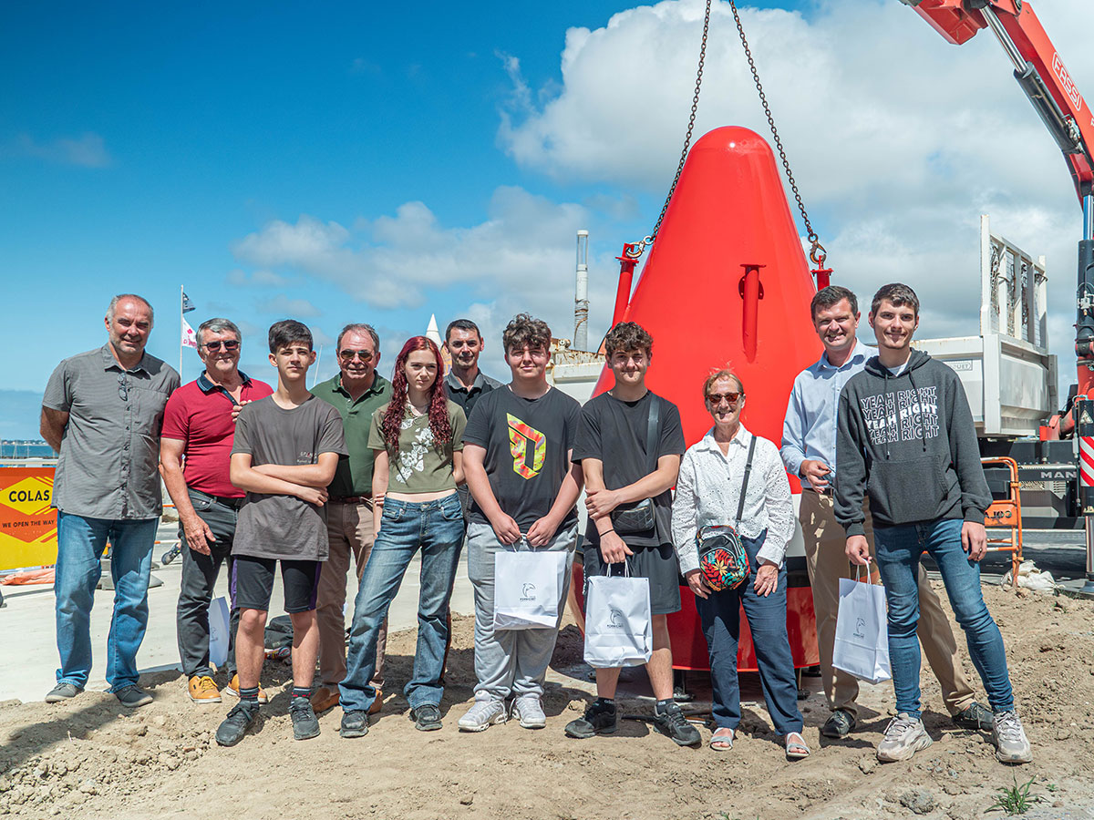 les jeunes de l'Ecole de Production