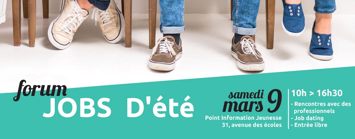 Forum Jobs d’été 2019 : rendez-vous samedi 9 mars