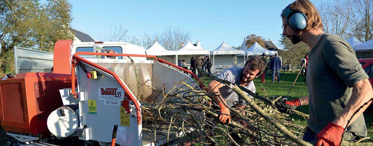 Opération broyage de végétaux le 16 mars à Pornichet