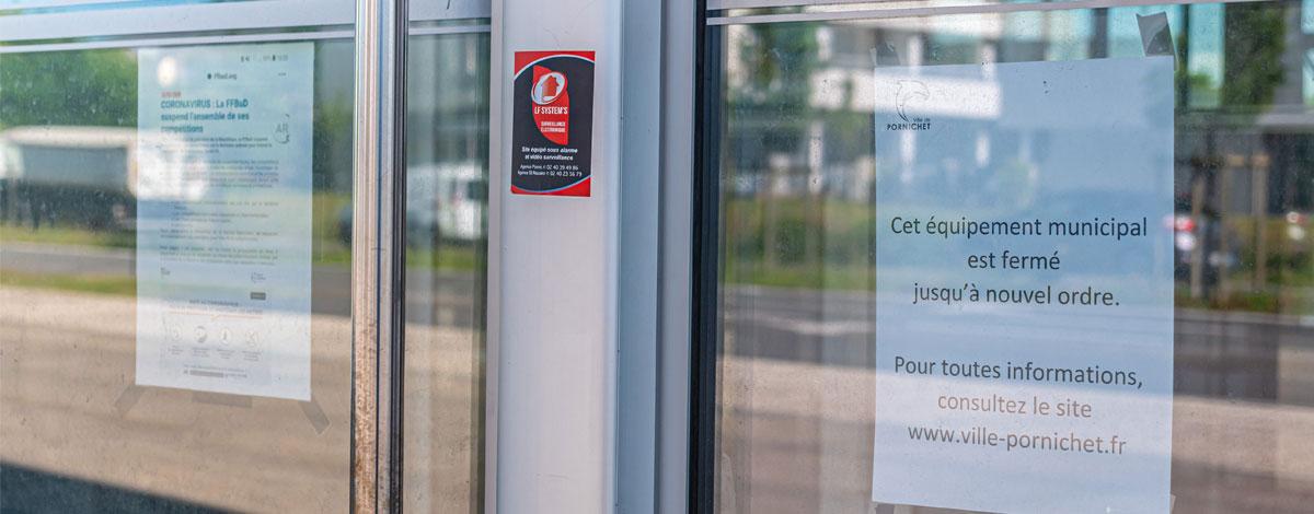 A Pornichet, la plupart des équipements sportifs restent fermés