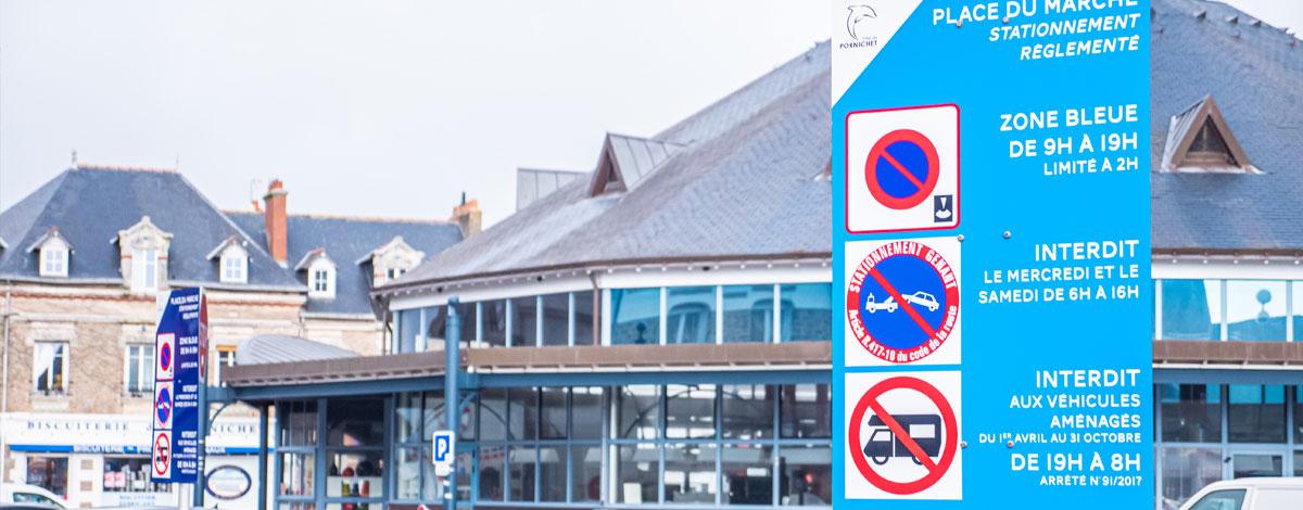 Place du Marché, la nouvelle zone bleue est en place !