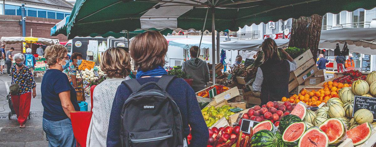 Pornichet : le marché s’installe provisoirement parking du 8 mai à partir du mercredi 6 octobre