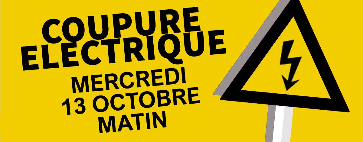 Coupure de courant programmée le mercredi 13 octobre dans la ville de Pornichet