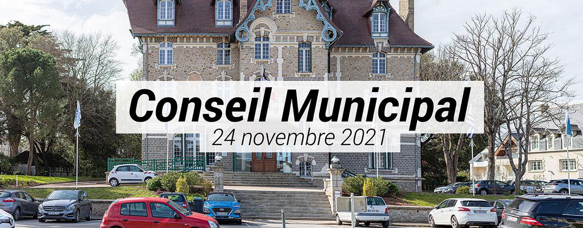 Conseil municipal du 24 novembre 2021