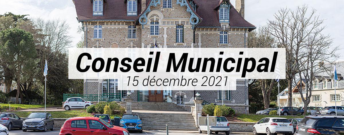 Conseil municipal du 15 décembre 2021