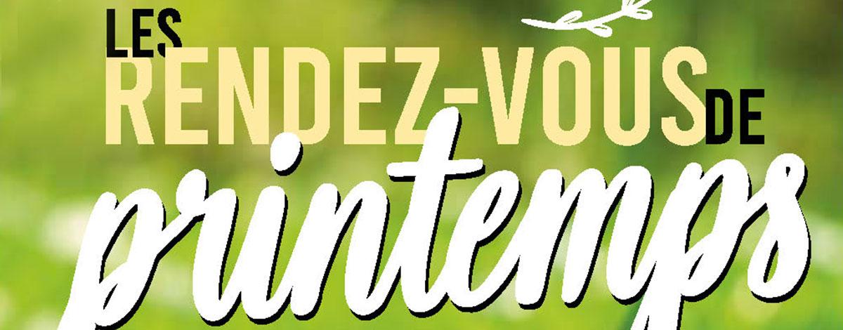 Le guides de rendez-vous de printemps est sorti !