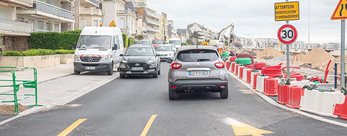 Front de mer : réouverture de la circulation à double sens