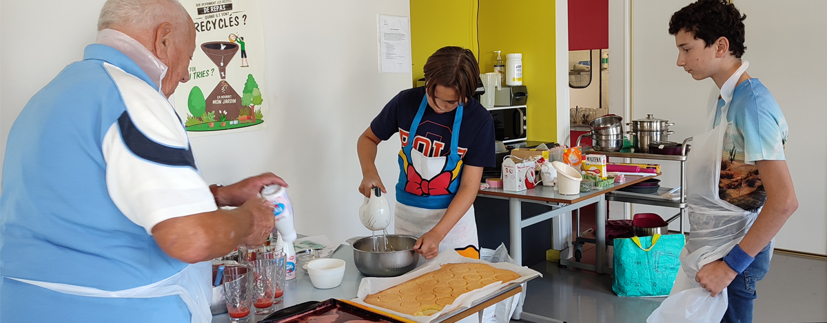 La cuisine, un partage à tout âge !