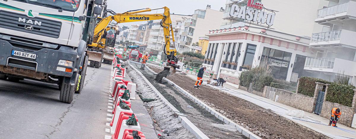 Front de mer, Cœur de Ville : les chantiers marquent une pause