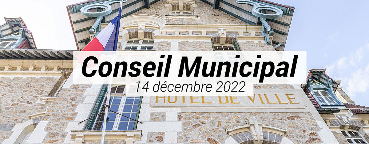 Conseil municipal du 14 décembre 2022