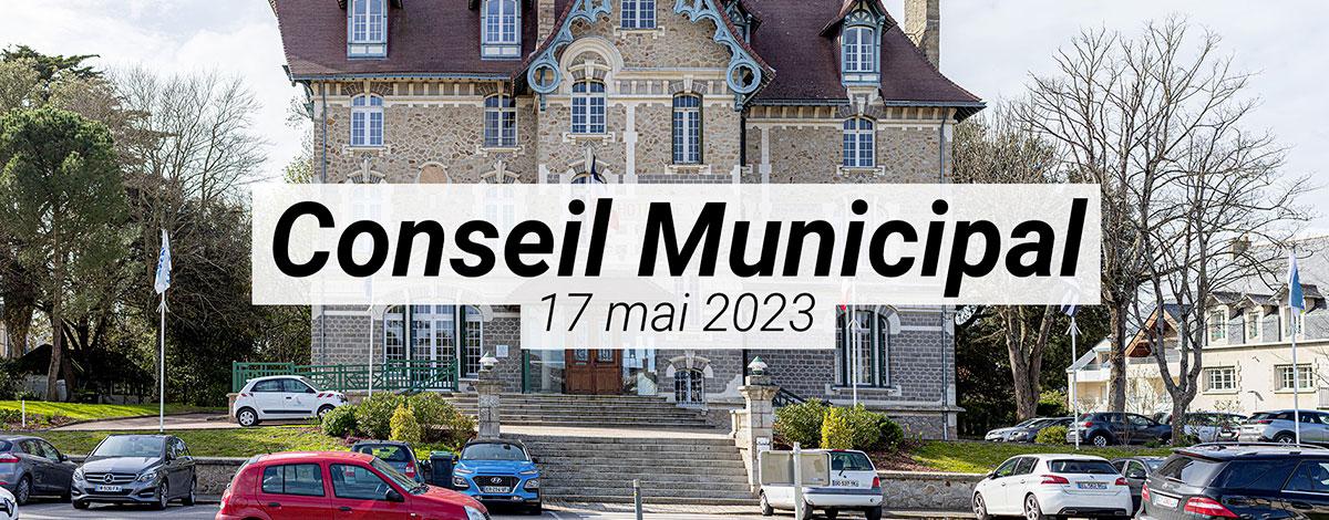 Conseil municipal du 17 mai 2023