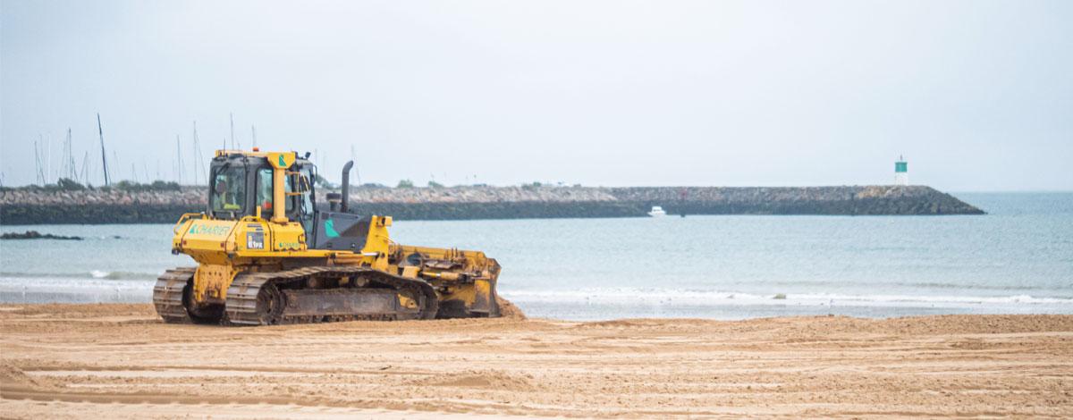 Les plages se préparent pour l’été