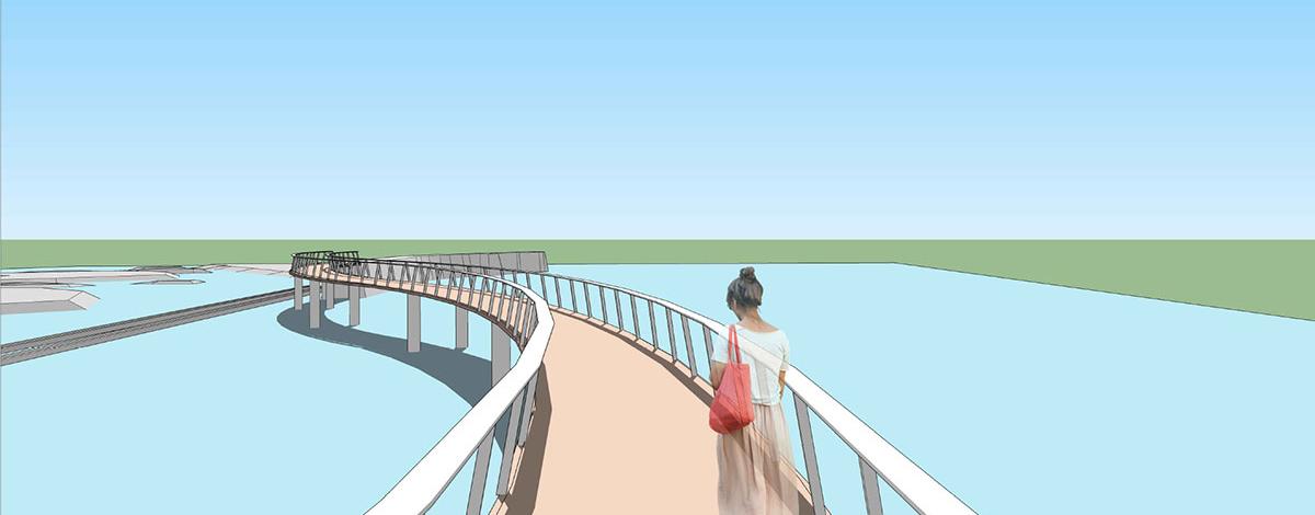 vue passerelle vieux môle