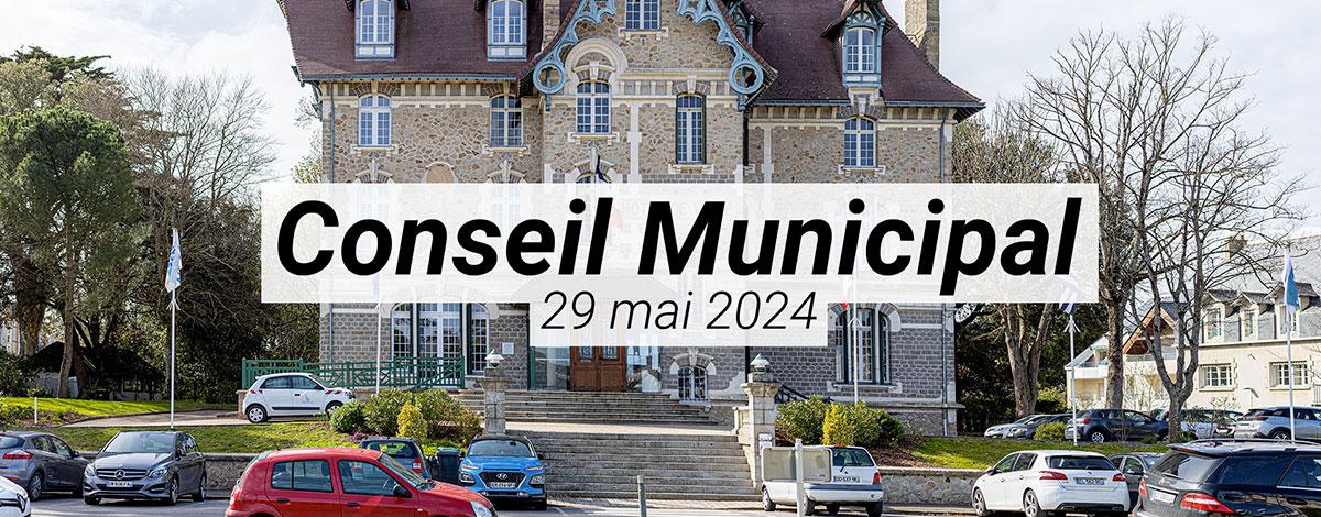 CONSEIL MUNICIPAL DU 29 mai 2024