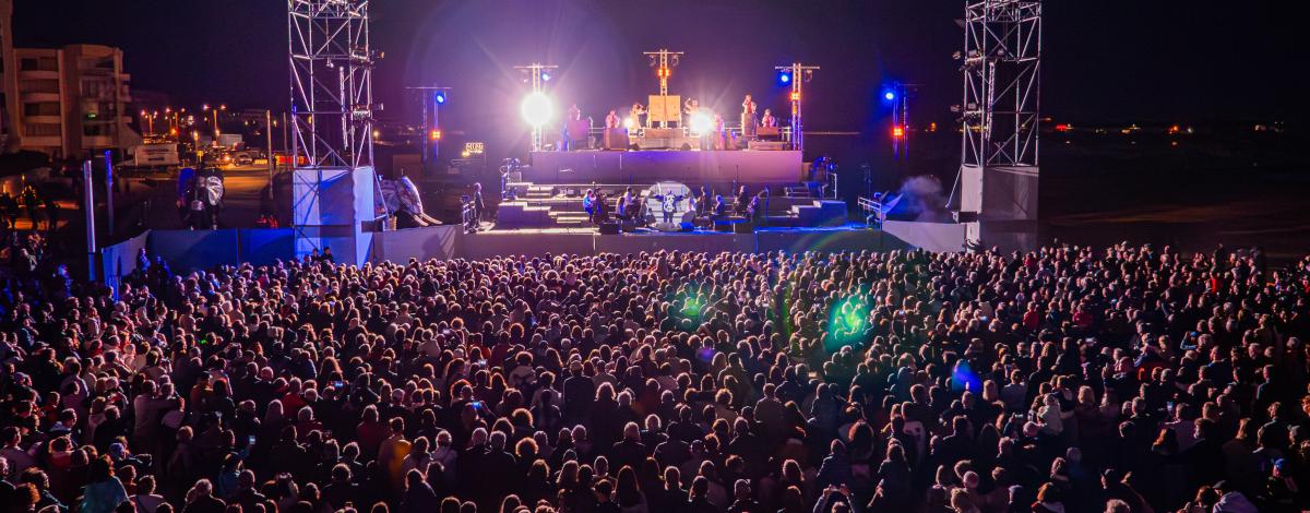 foule fête place