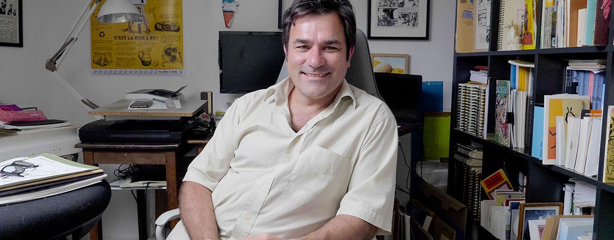L’auteur de BD Nicoby exposé et présent à la Médiathèque