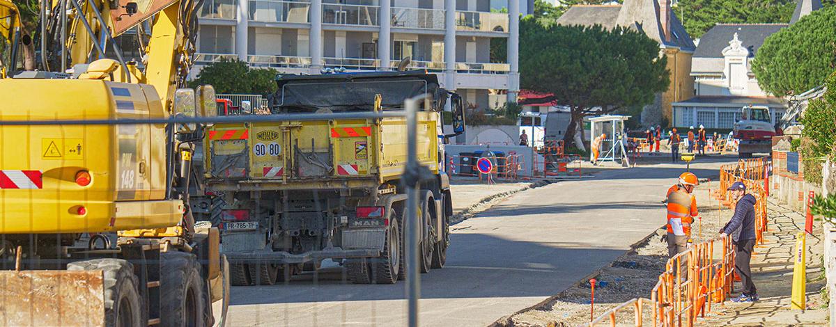 TRAVAUX AVENUE DE LA PLAGE