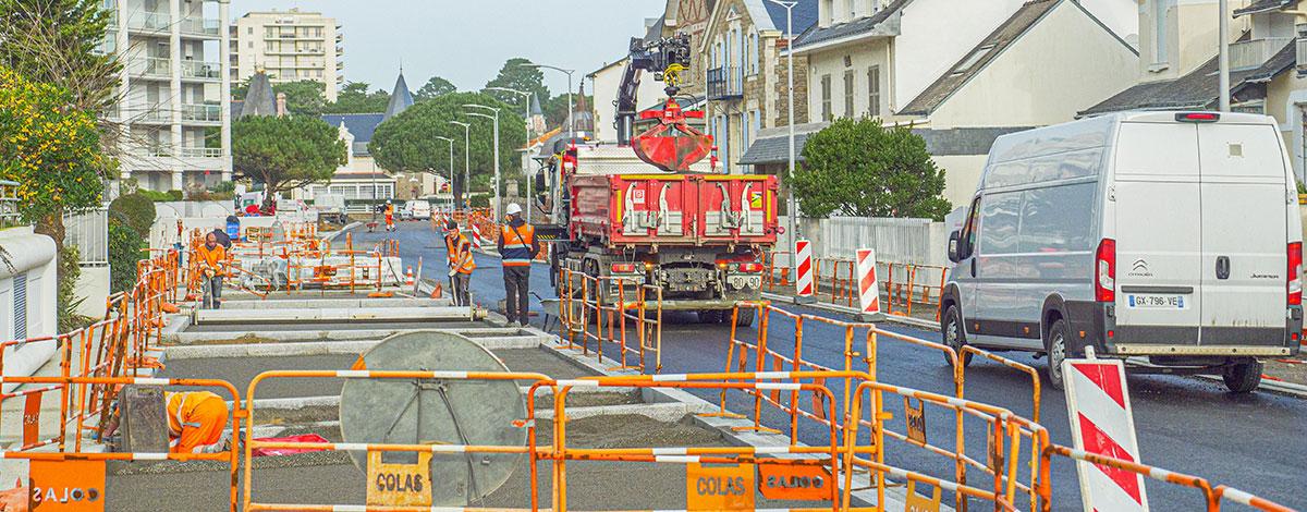 Les chantiers font une pause