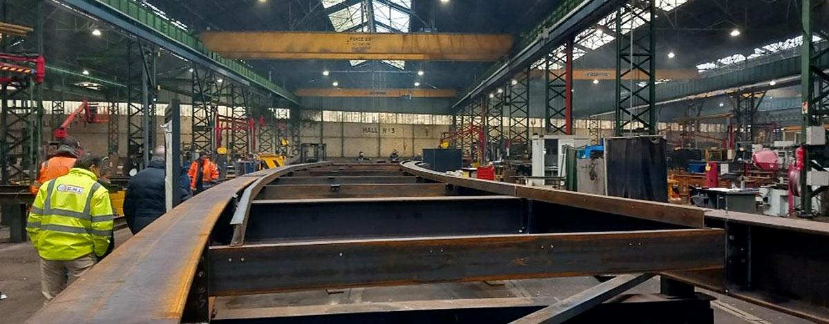 La Ville vigilante à la bonne avancée des travaux pour la reconstruction de la passerelle du vieux môle