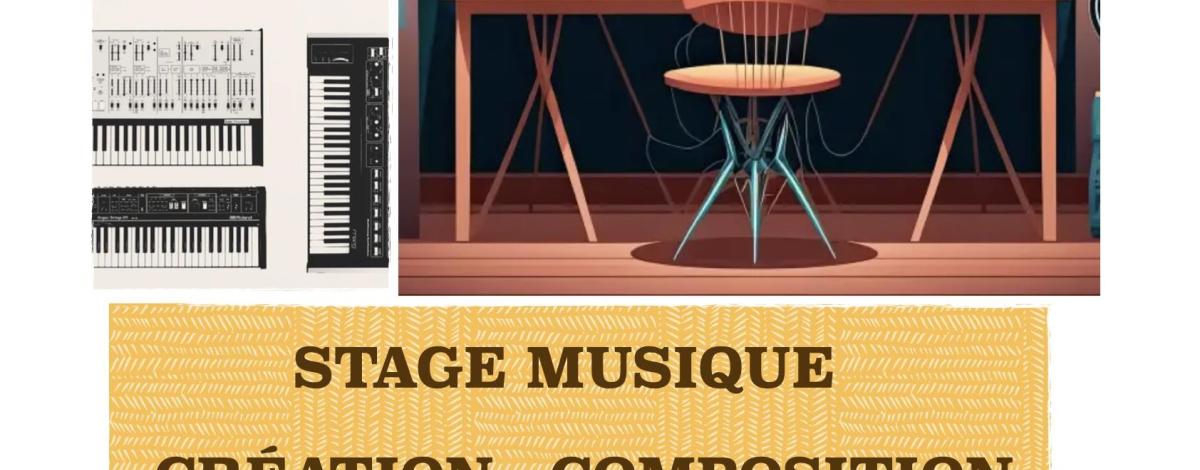 illustration Stage Musique - Création, Composition