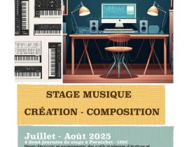 illustration Stage Musique - Création, Composition