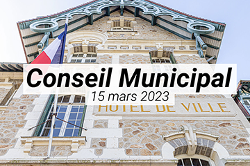 Conseil municipal du 15 mars 2023